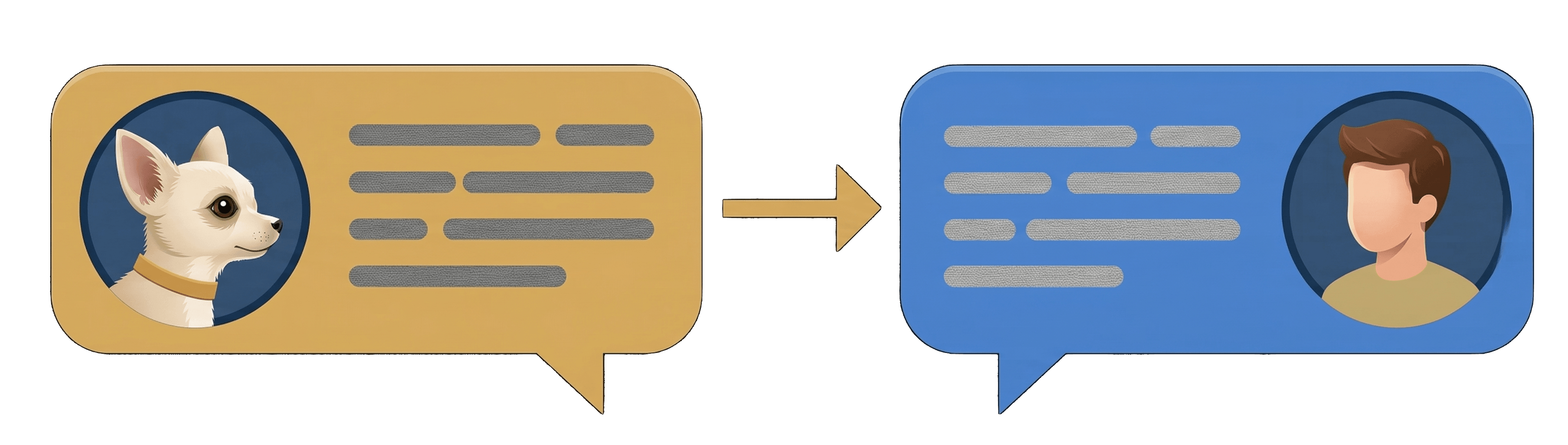 Pet conversation interface preview